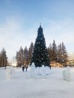 Торжественное открытие Новогодней ёлки в Чеди-Хольском кожууне